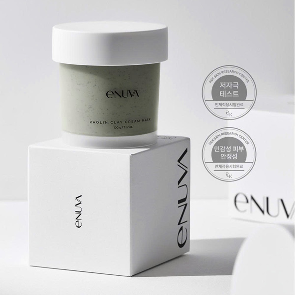 (DS) Mặt Nạ Đất Sét Kaolin Clay Mask ENUVA 100g - Ảnh 5